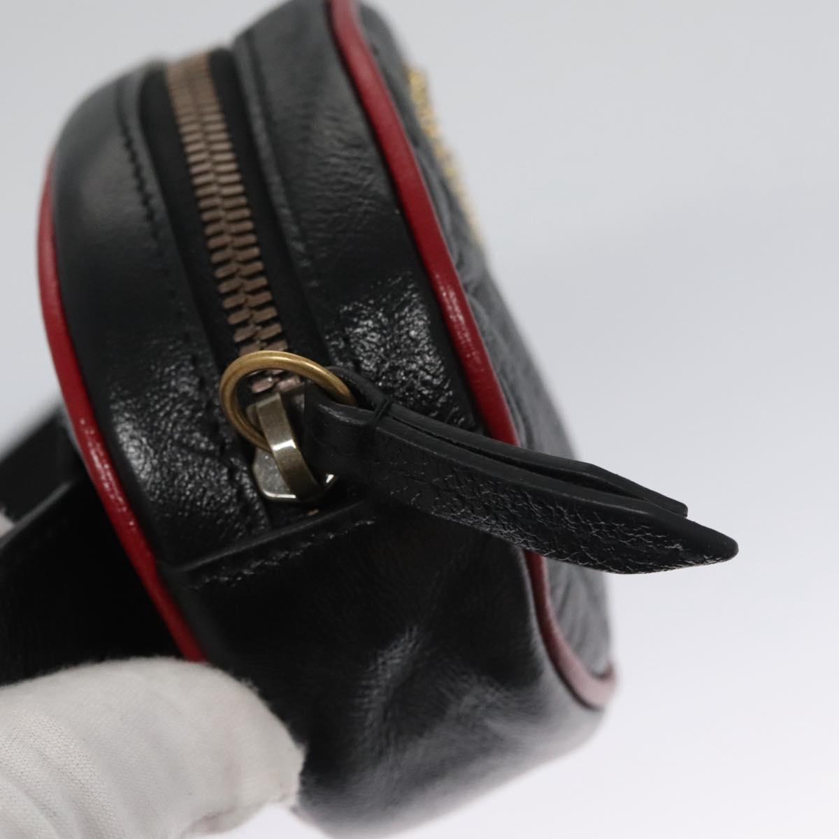Gucci Marmont Black Leather Clutch Bag (Pre-Owned)