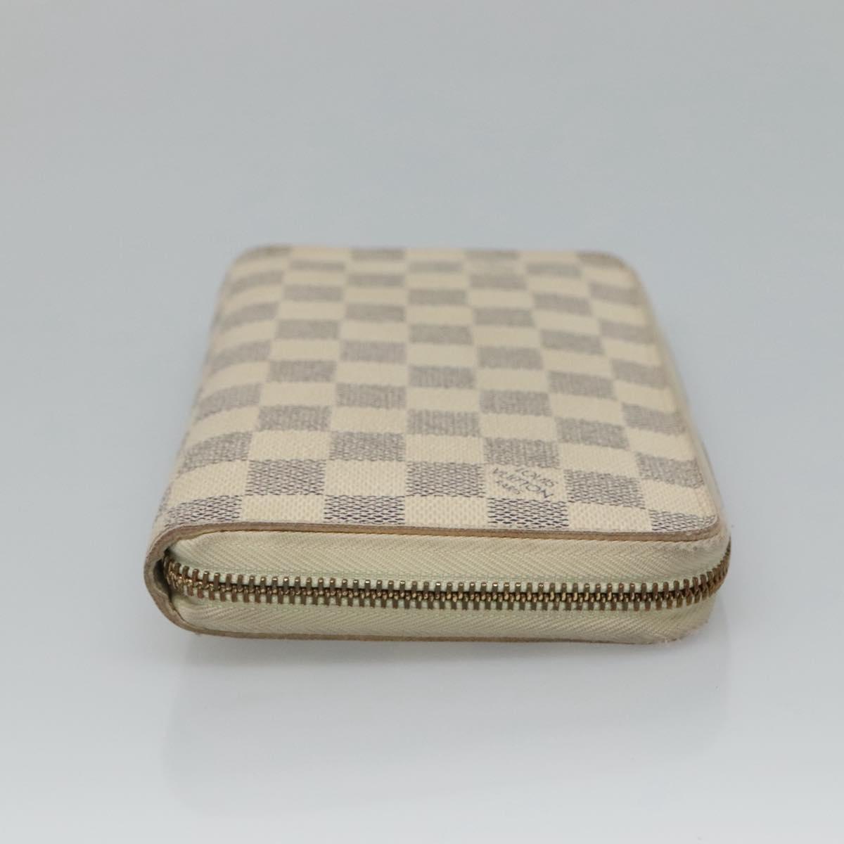 Louis Vuitton Zippy Organizer White Canvas Wallet (Pre-Owned)
