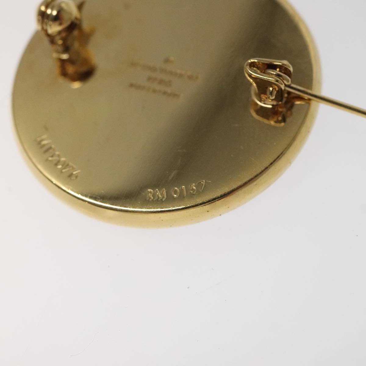 Louis Vuitton Gold Gold Plated Brooch Jewelry (Pre-Owned)