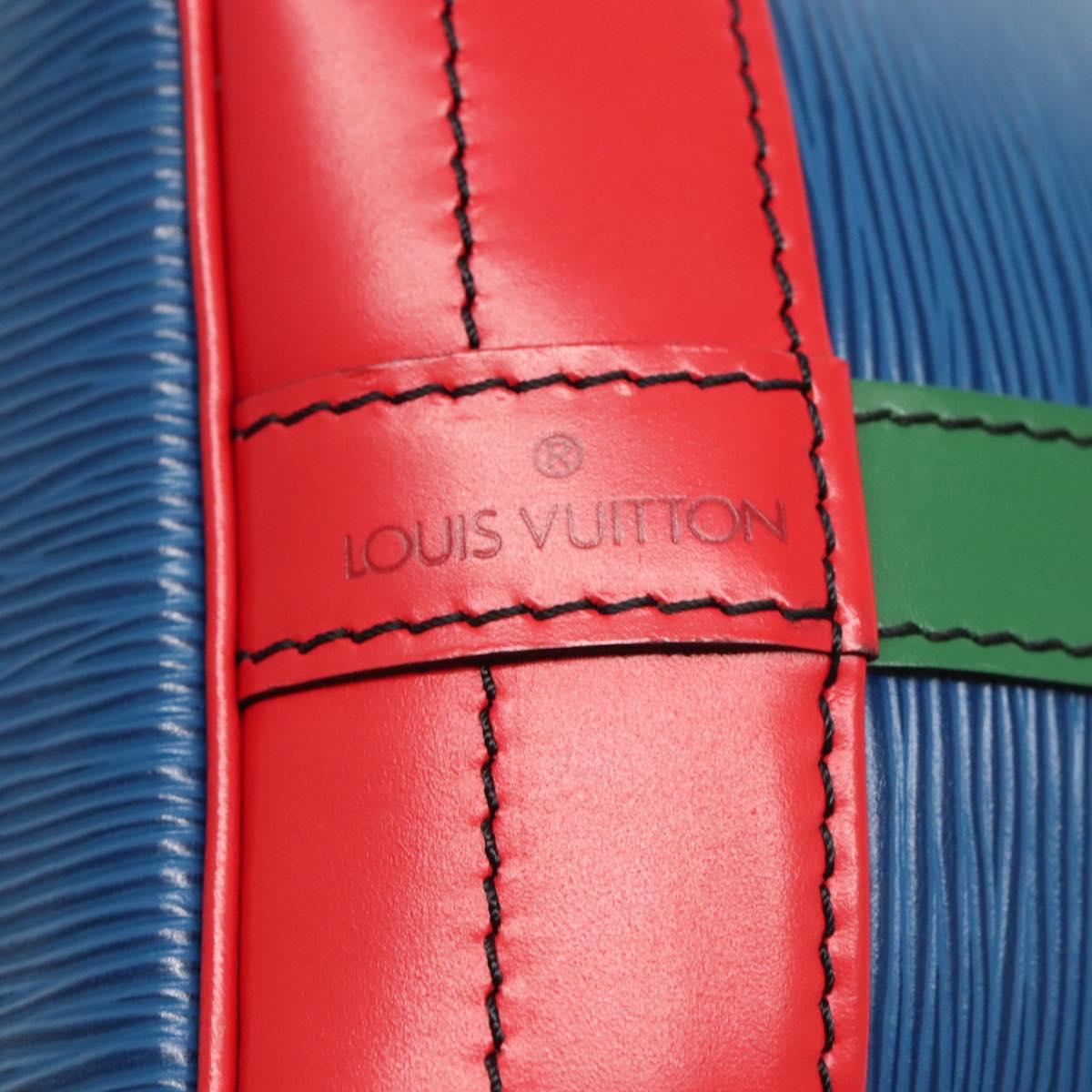 Louis Vuitton Noé Blue Leather Shoulder Bag (Pre-Owned)