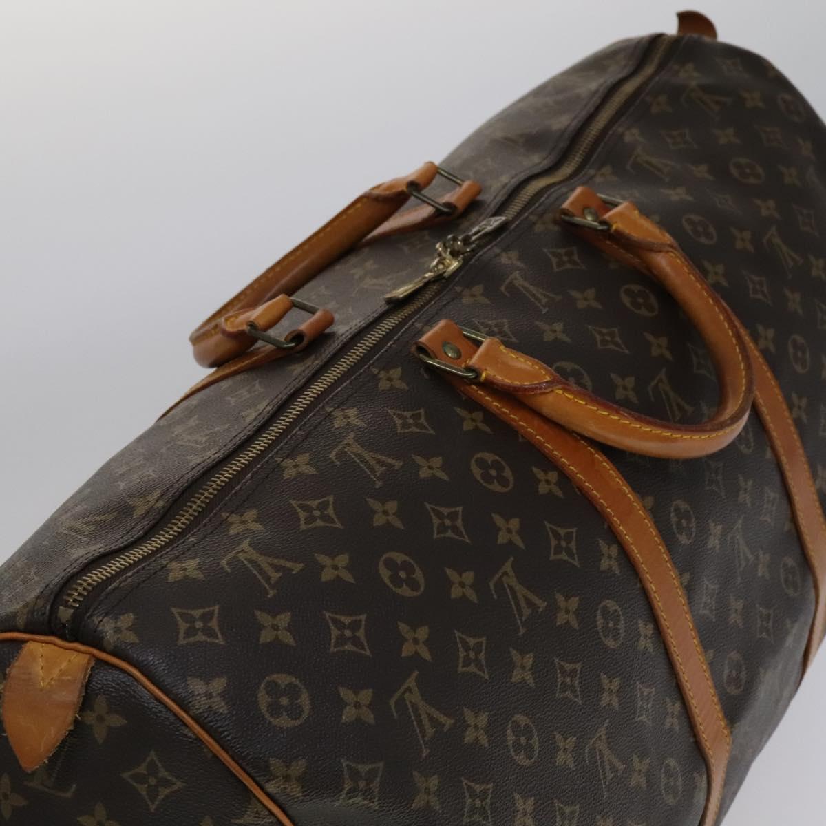 Louis Vuitton Keepall 60 Brown Canvas Travel Bag (Pre-Owned)