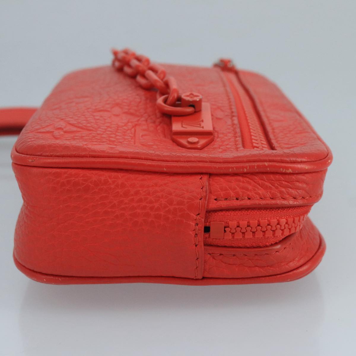 Louis Vuitton Pochette Volga Red Leather Clutch Bag (Pre-Owned)