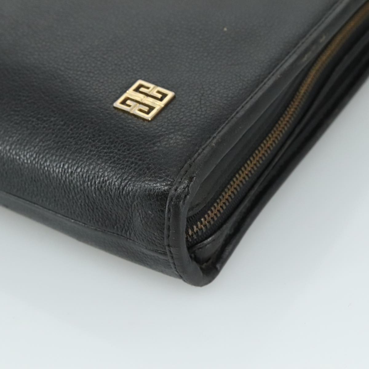 Givenchy Black Leather Briefcase Bag (Pre-Owned)