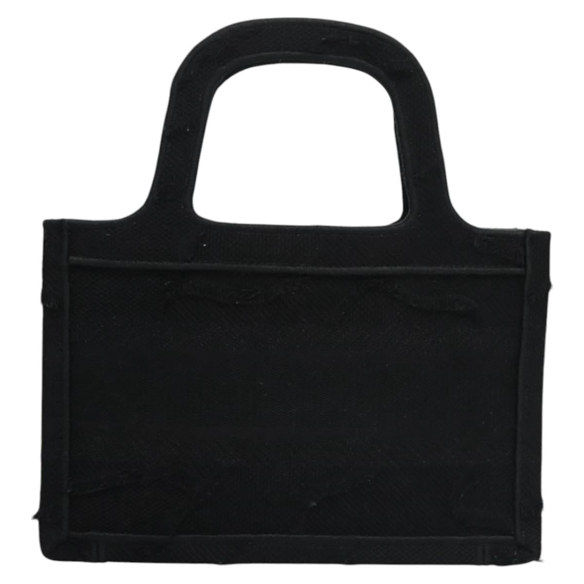 Dior Book Tote Black Canvas Tote Bag (Pre-Owned)