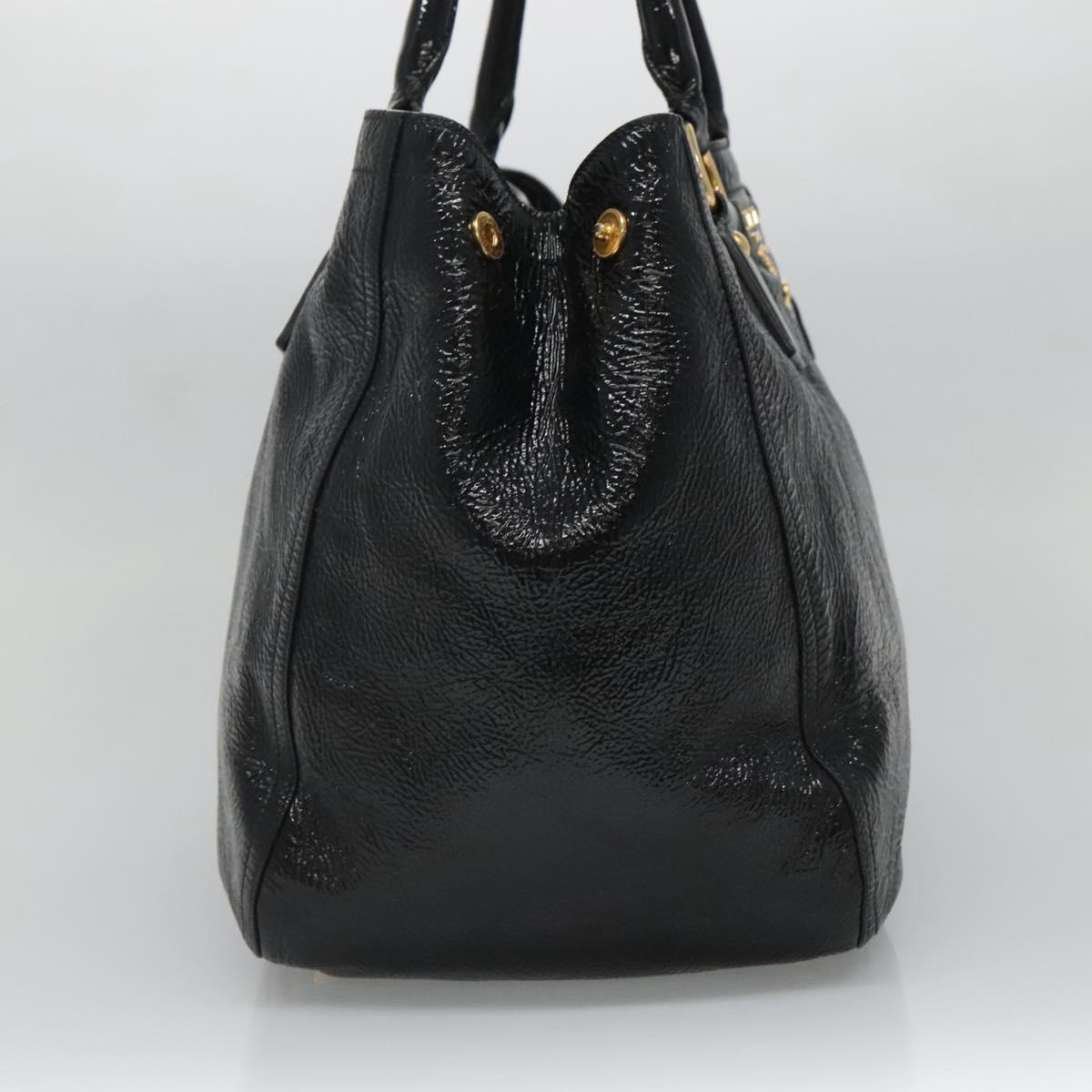 Prada Black Patent Leather Tote Bag (Pre-Owned)