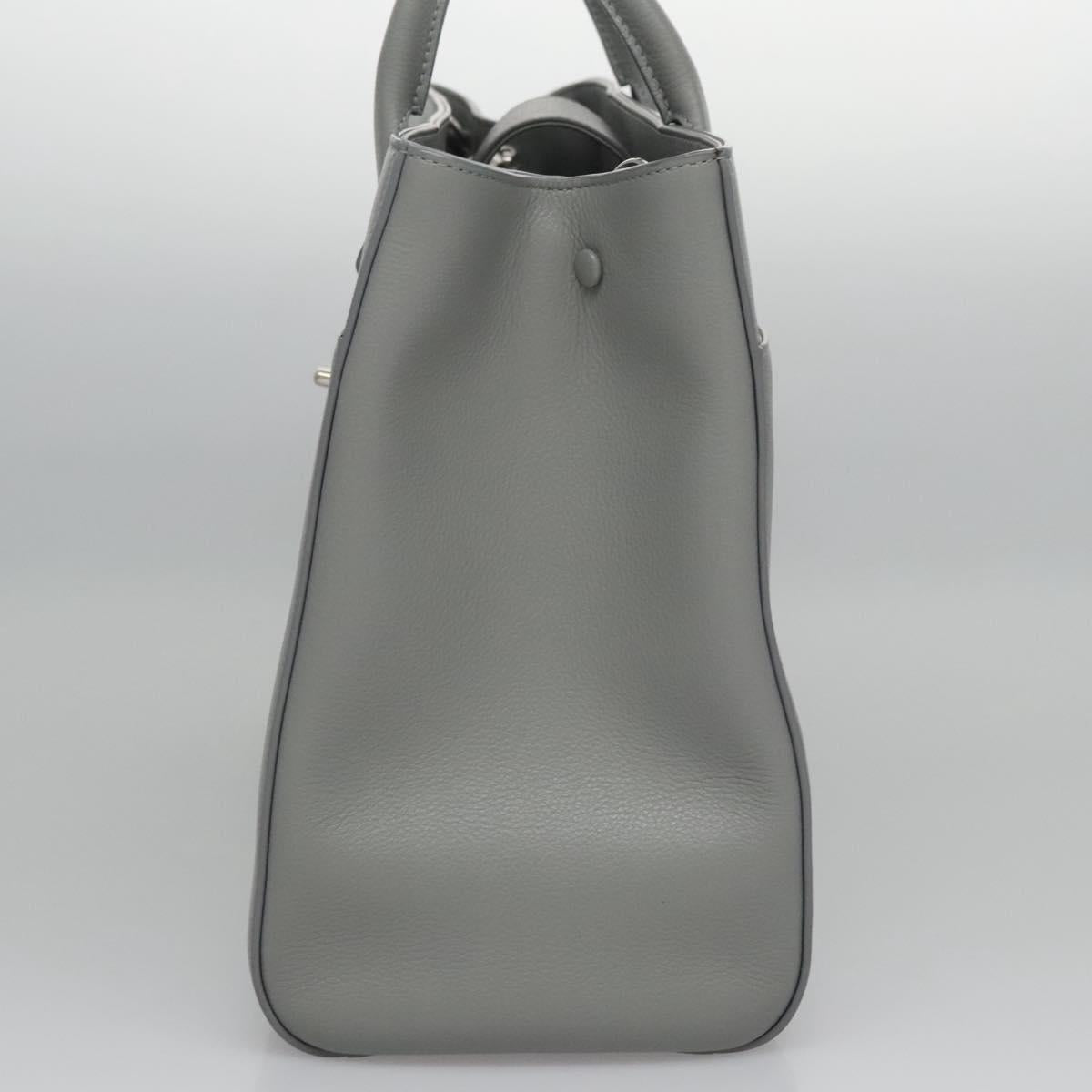 Chanel Executive Grey Leather Tote Bag (Pre-Owned)