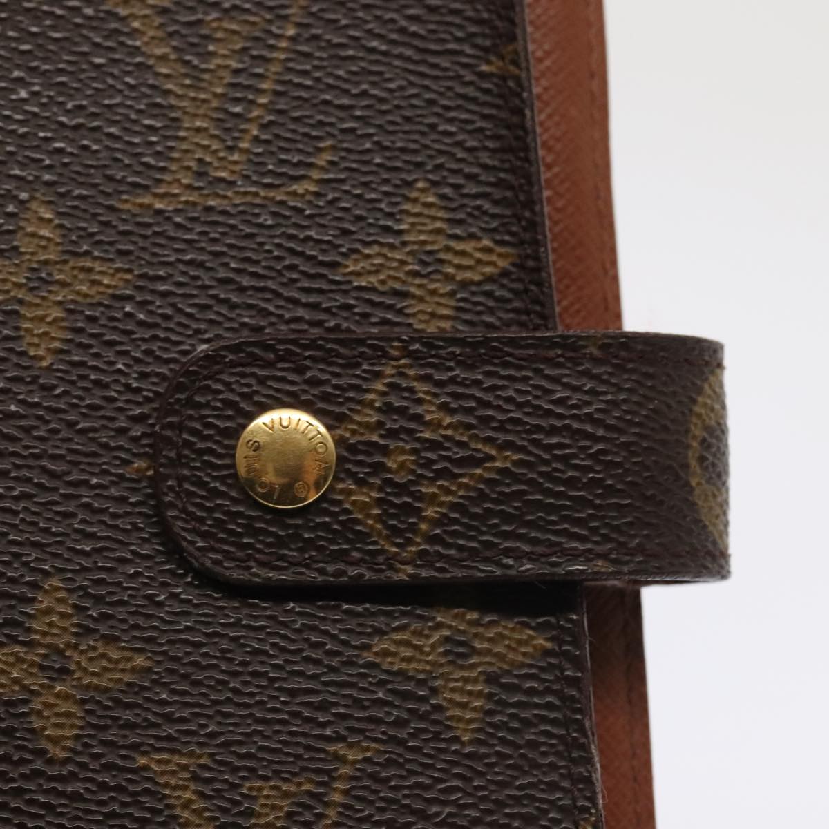 Louis Vuitton Agenda Cover Brown Canvas Wallet (Pre-Owned)