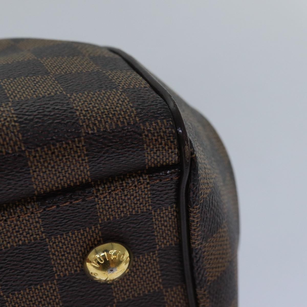Louis Vuitton Trevi Brown Canvas Handbag (Pre-Owned)