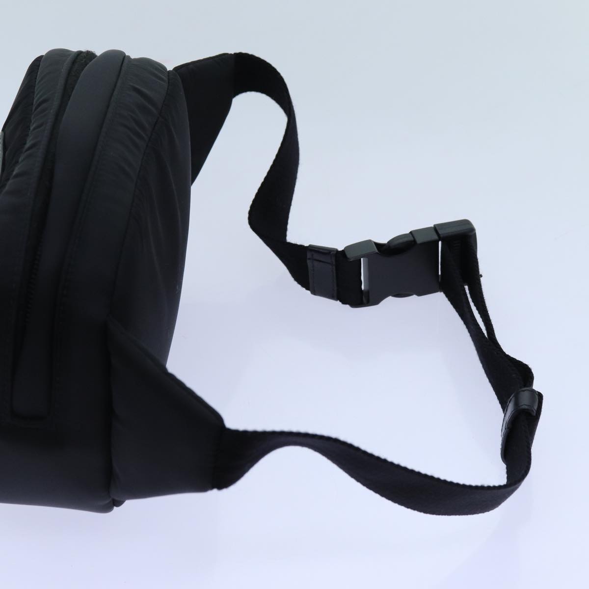 Prada Tessuto Black Synthetic Shoulder Bag (Pre-Owned)