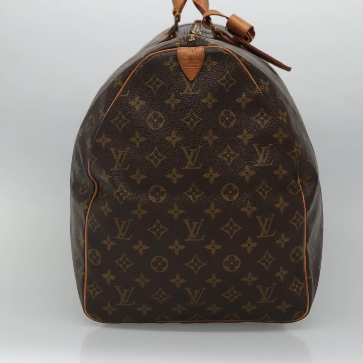 Louis Vuitton Keepall 60 Brown Canvas Travel Bag (Pre-Owned)