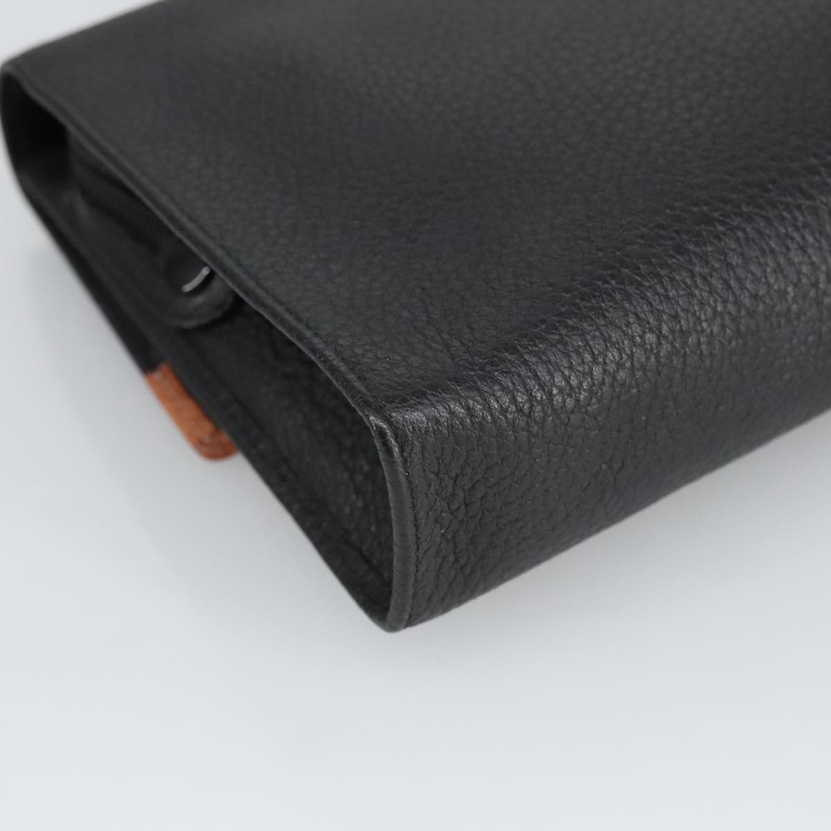 Dior Cd Black Leather Clutch Bag (Pre-Owned)