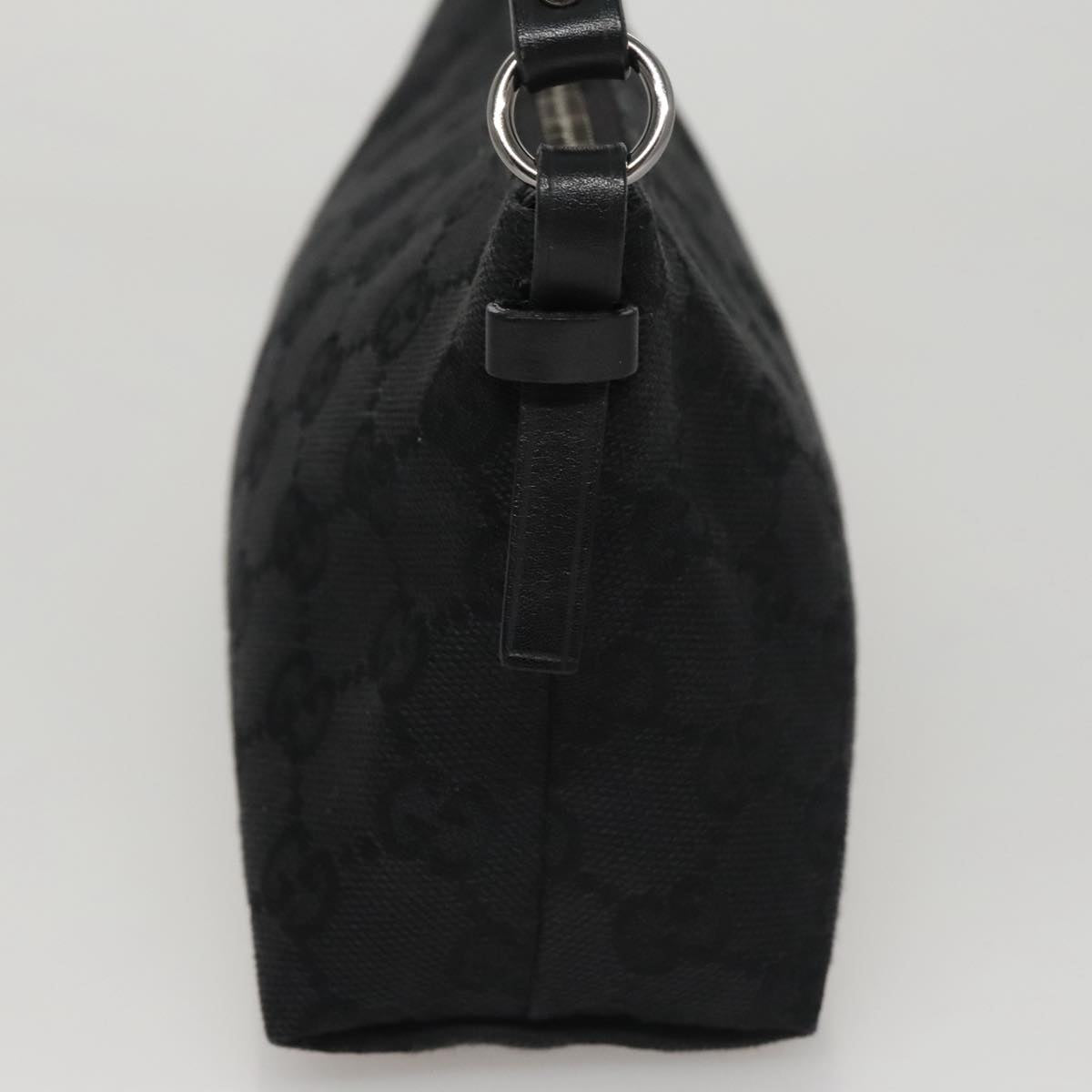 Gucci Gg Canvas Black Canvas Clutch Bag (Pre-Owned)