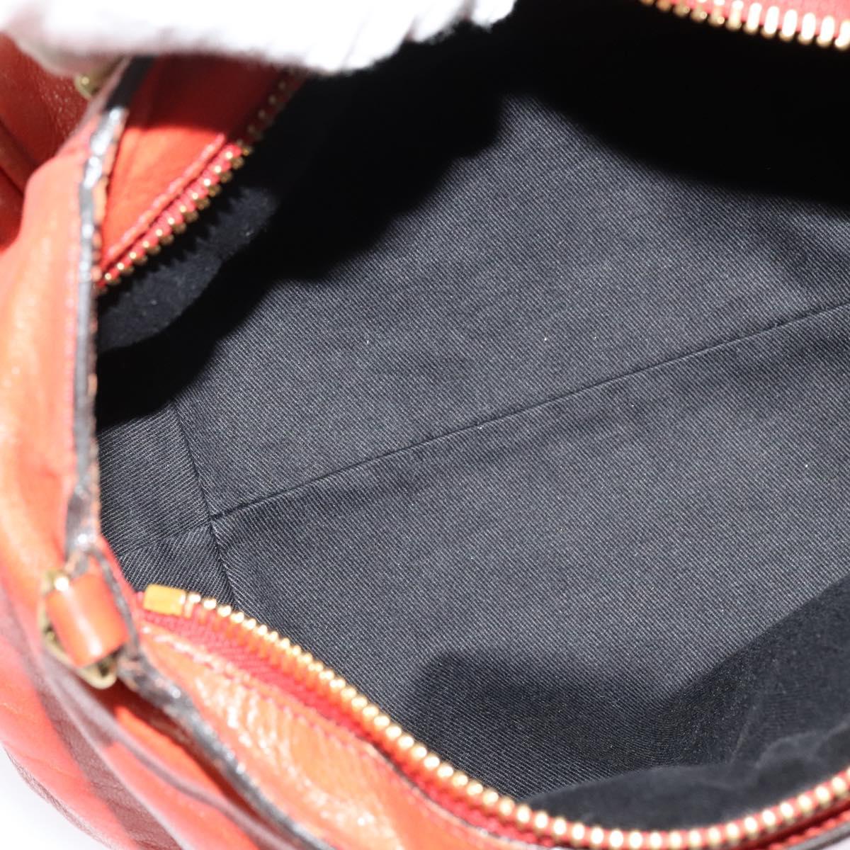 Chloé Ethel Orange Leather Handbag (Pre-Owned)