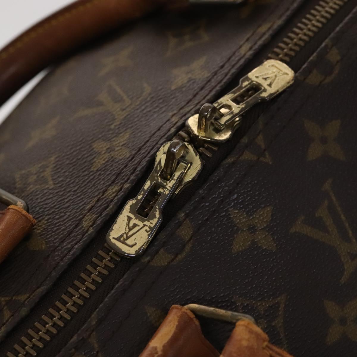 Louis Vuitton Keepall 55 Brown Canvas Travel Bag (Pre-Owned)