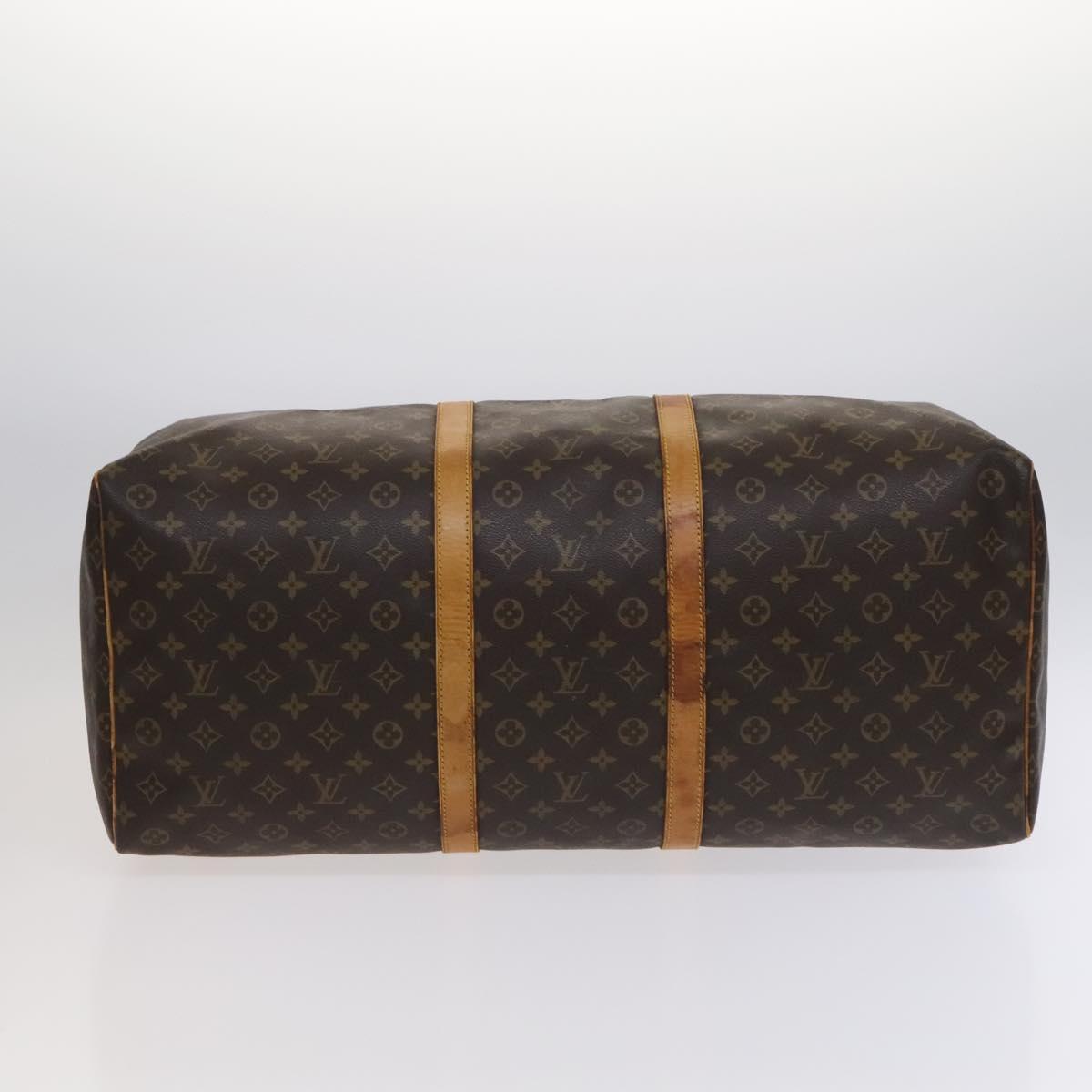 Louis Vuitton Keepall 60 Brown Canvas Travel Bag (Pre-Owned)