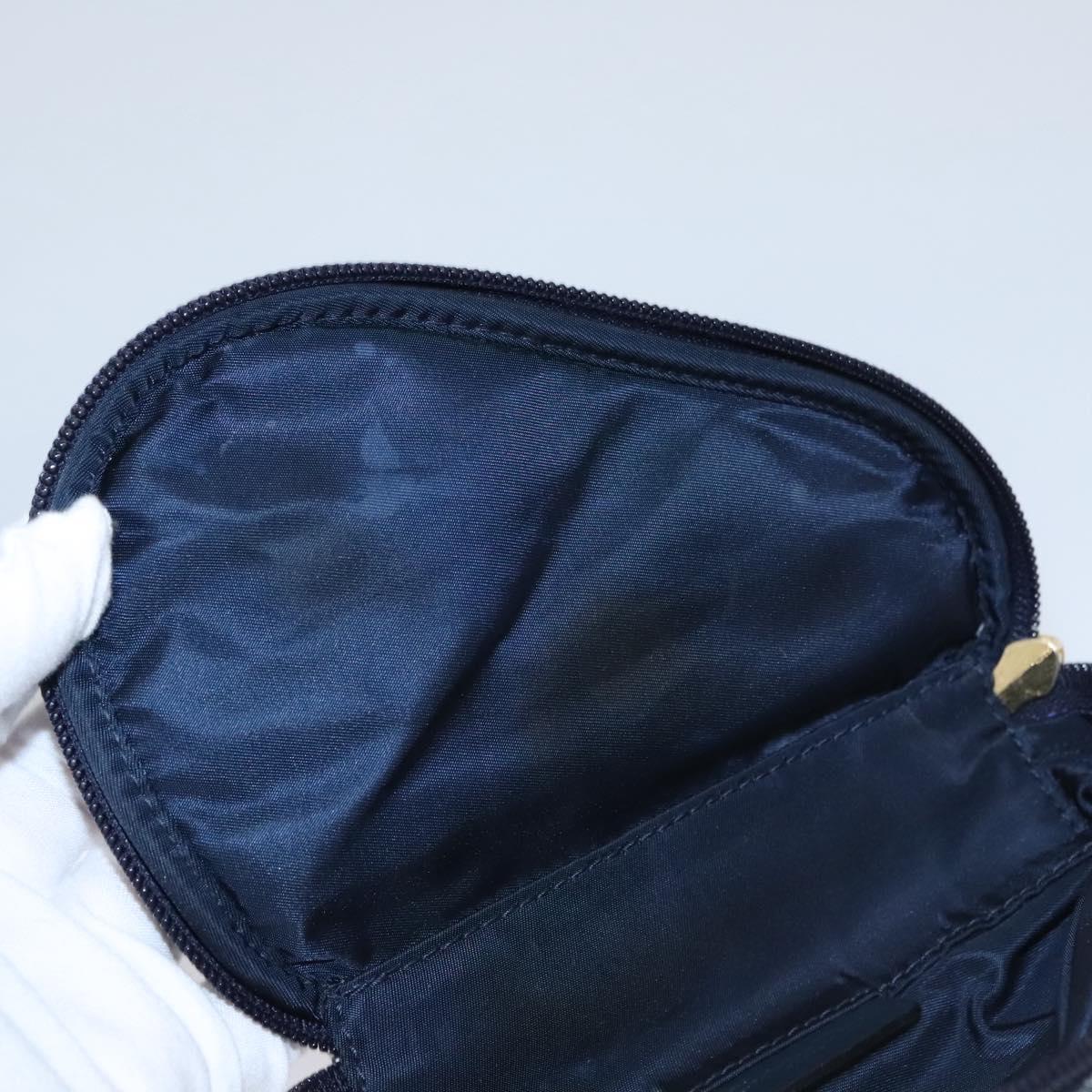 Dior Saddle Navy Canvas Clutch Bag (Pre-Owned)