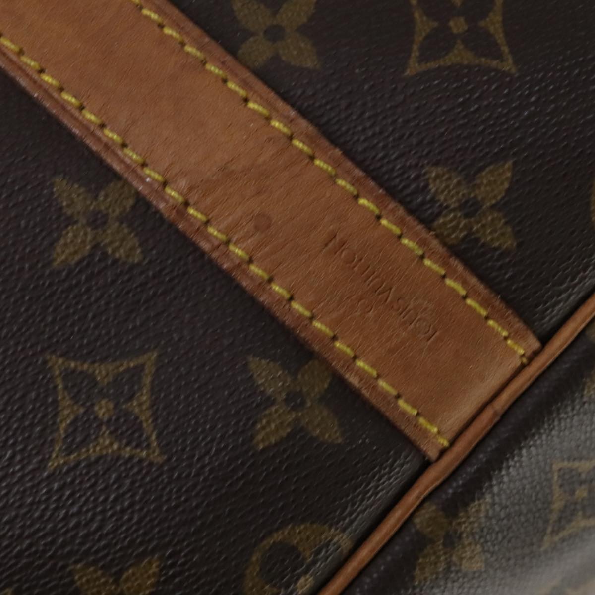 Louis Vuitton Keepall Bandoulière 60 Brown Canvas Travel Bag (Pre-Owned)