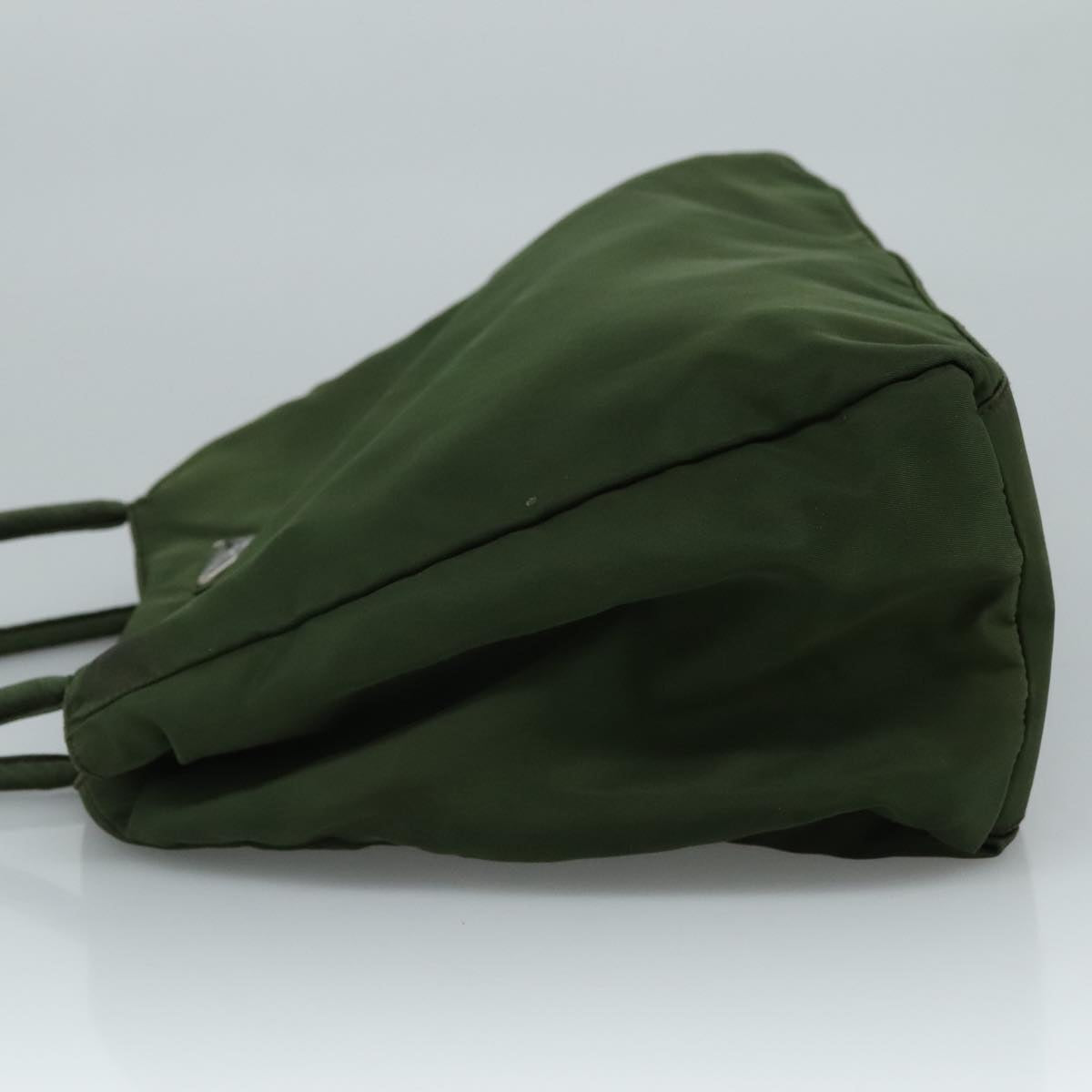 Prada Tessuto Khaki Synthetic Handbag (Pre-Owned)