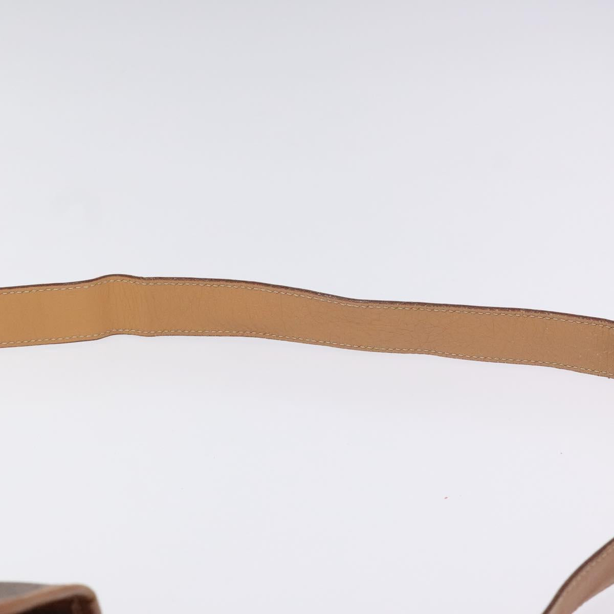 Céline Macadam Brown Canvas Shoulder Bag (Pre-Owned)