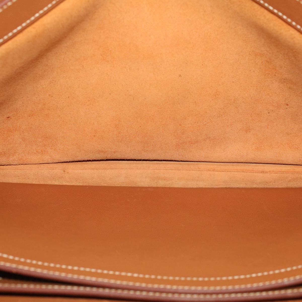 Hermès -- Brown Leather Briefcase Bag (Pre-Owned)