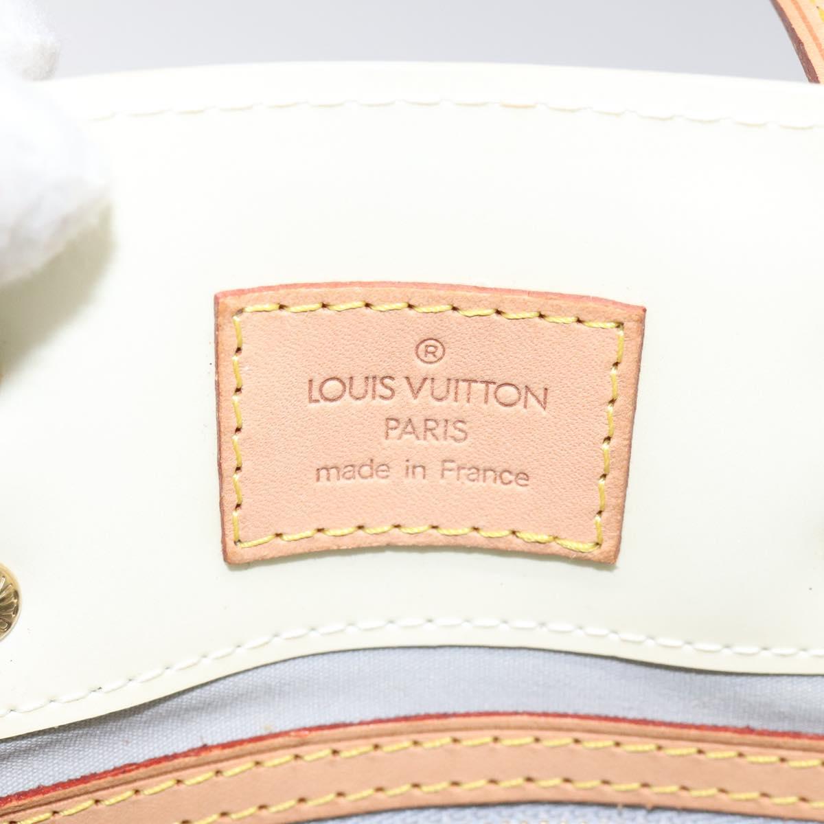 Louis Vuitton Reade Ecru Patent Leather Handbag (Pre-Owned)