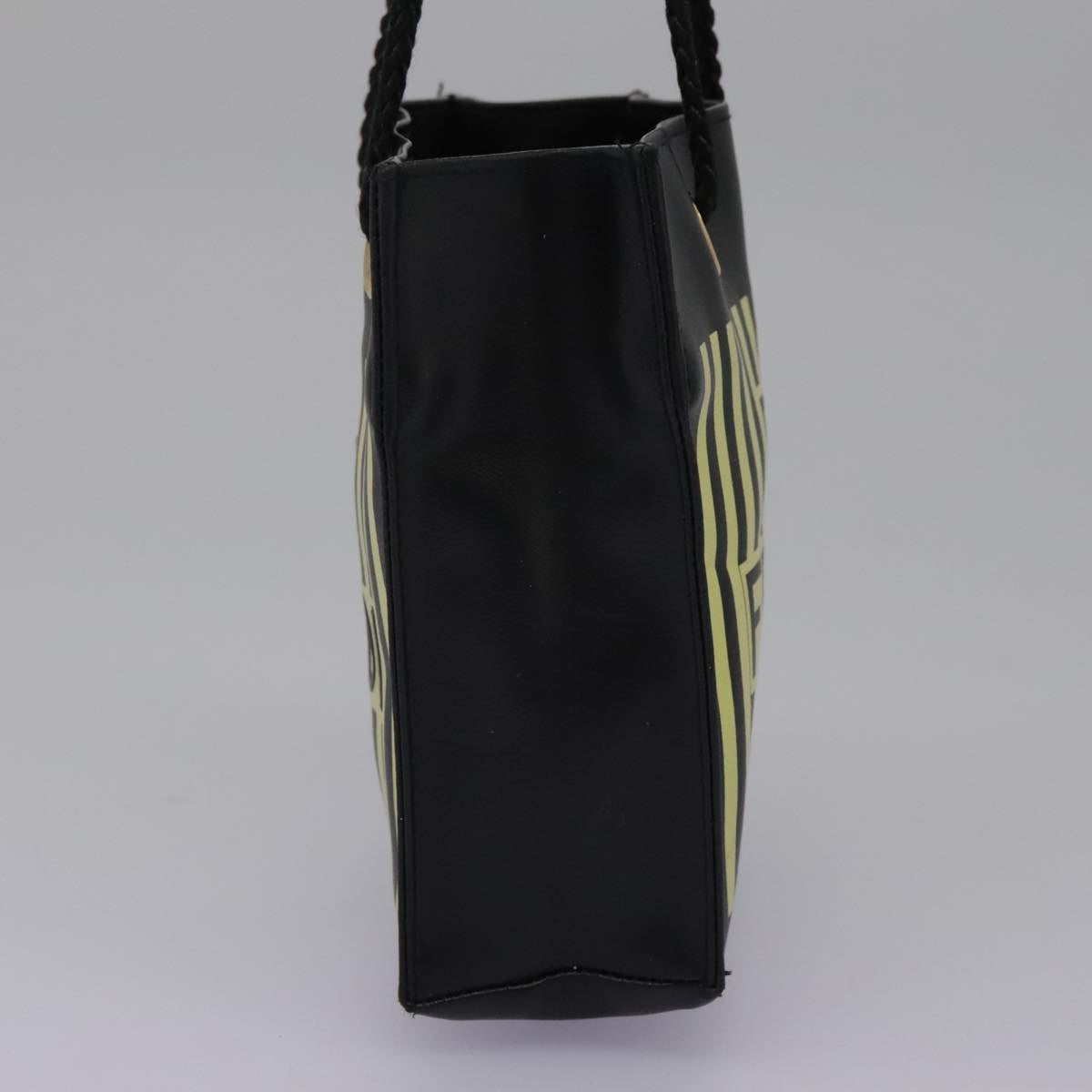 Fendi Ff Black Leather Handbag (Pre-Owned)