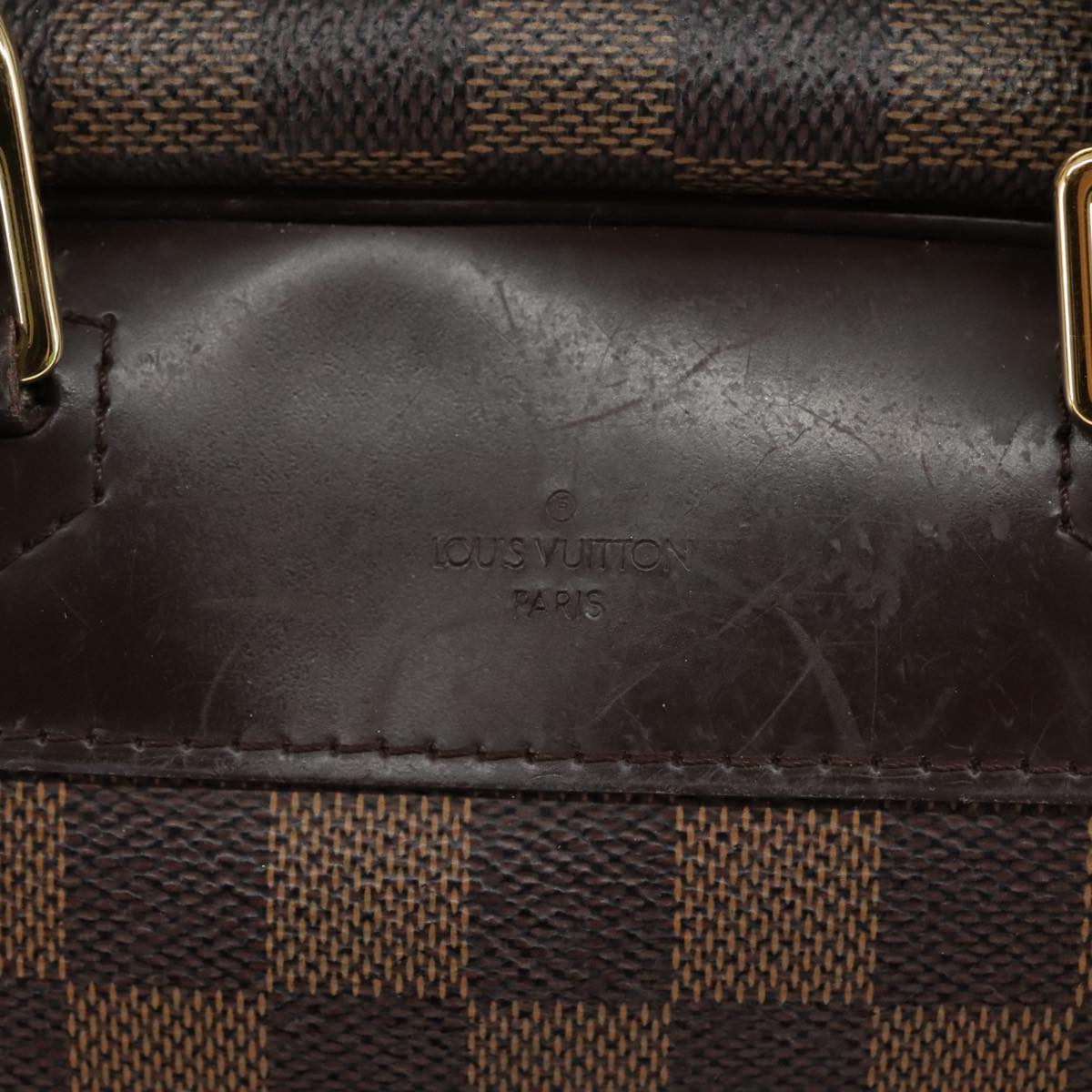 Louis Vuitton Deauville Brown Canvas Tote Bag (Pre-Owned)