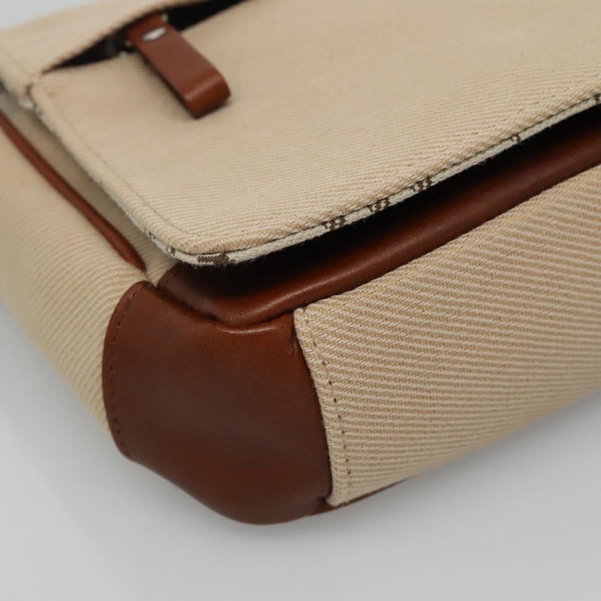 Burberry Blue Label Beige Canvas Shoulder Bag (Pre-Owned)