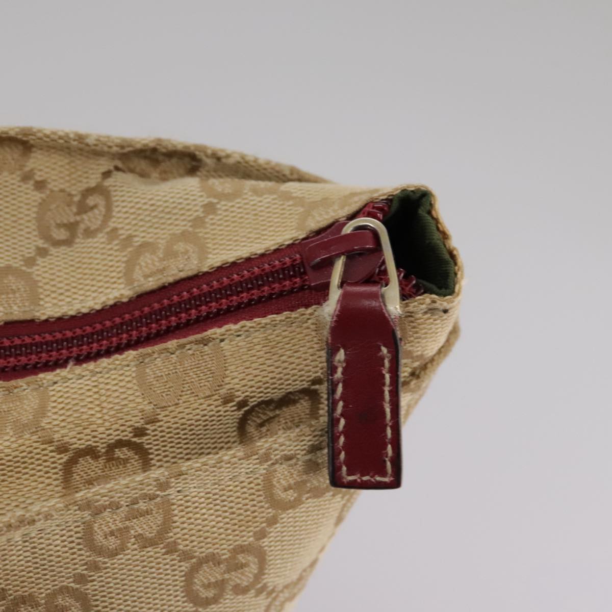 Gucci Gg Canvas Beige Canvas Tote Bag (Pre-Owned)