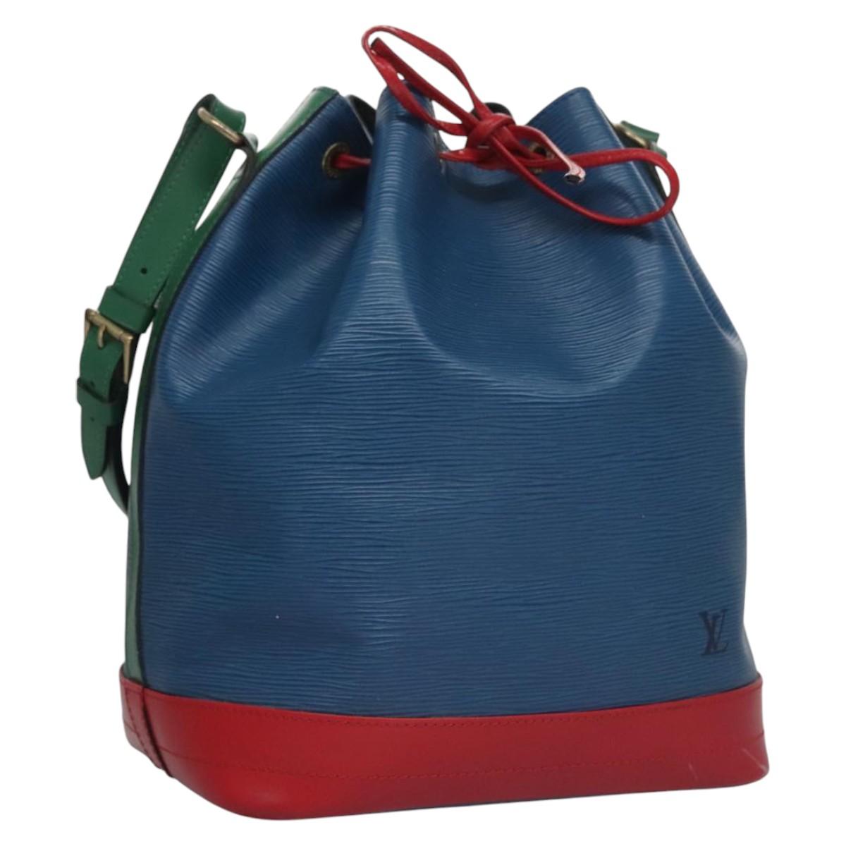 Louis Vuitton Noe Blue Leather Shoulder Bag (Pre-Owned)