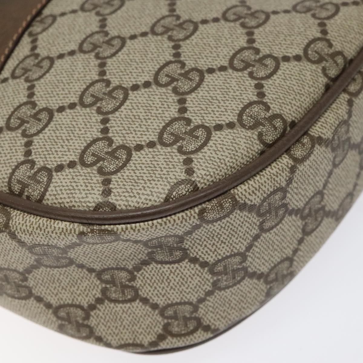 Gucci Ophidia Beige Canvas Clutch Bag (Pre-Owned)