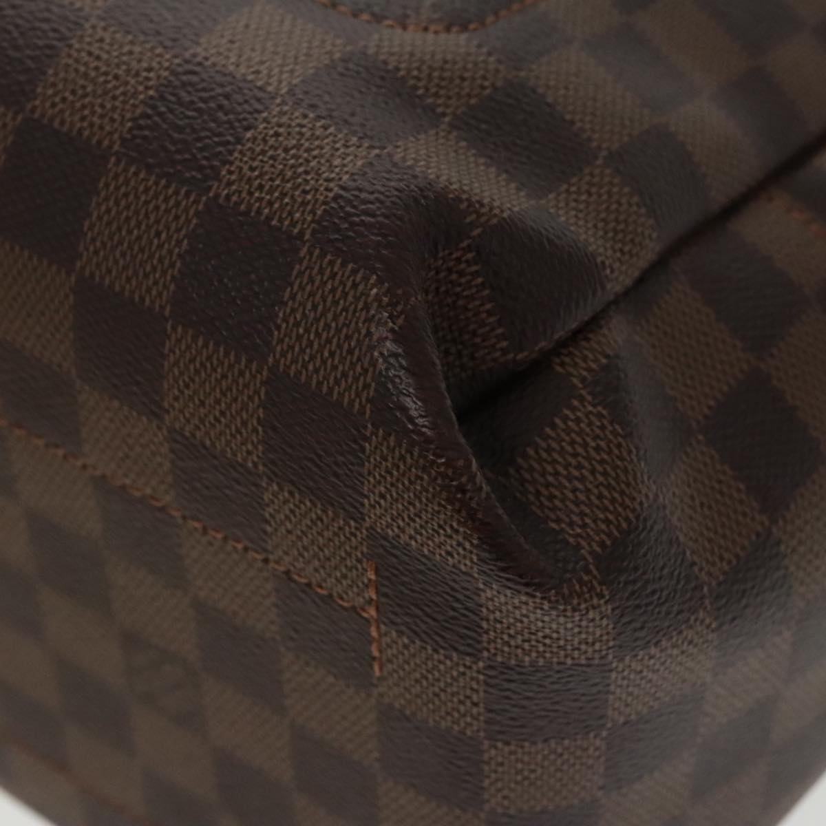Louis Vuitton Belmont Brown Canvas Tote Bag (Pre-Owned)