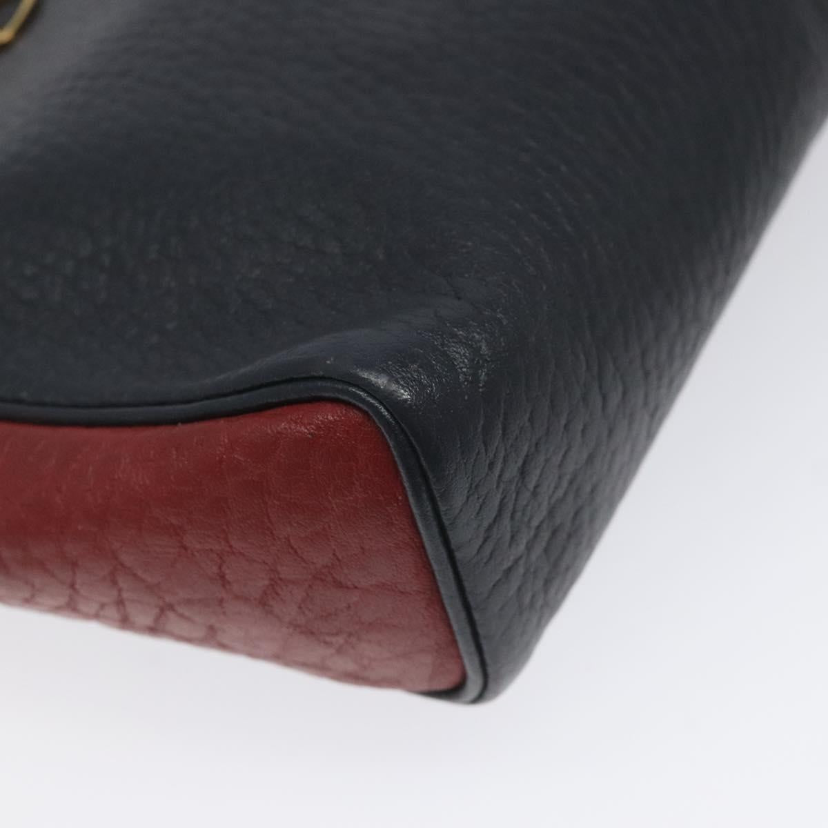 Hermès -- Navy Leather Shoulder Bag (Pre-Owned)