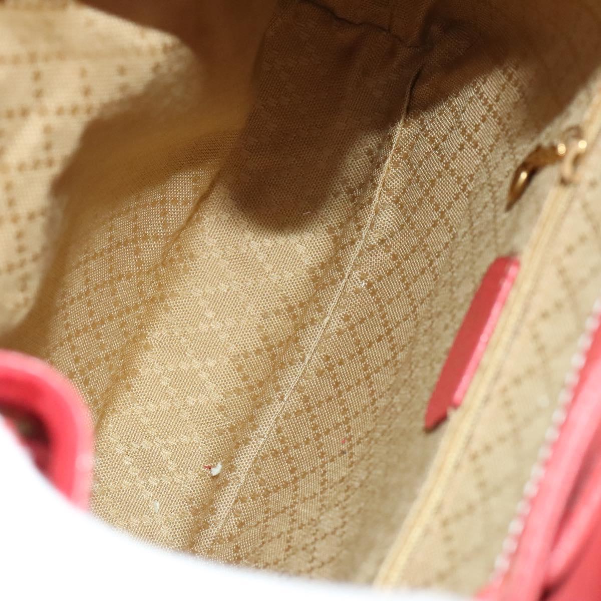 Gucci Bamboo Red Suede Backpack Bag (Pre-Owned)