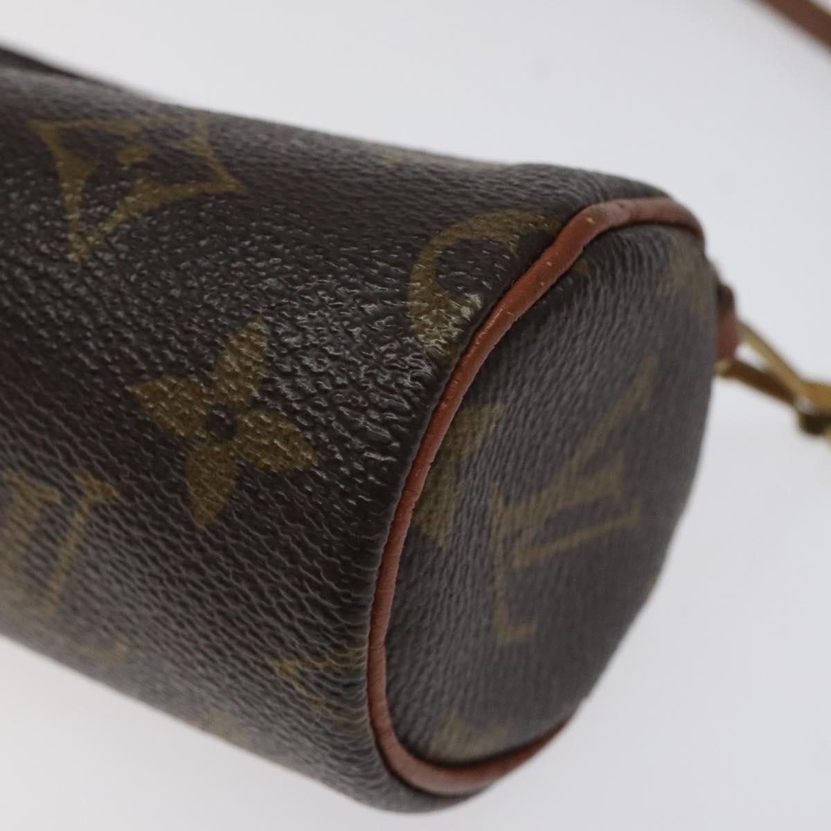 Louis Vuitton Mini Baby Papillon Brown Canvas Clutch Bag (Pre-Owned)