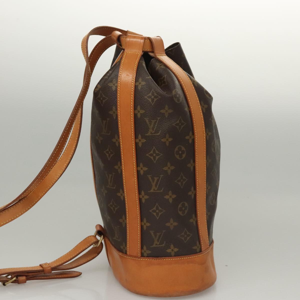 Louis Vuitton Randonnée Brown Canvas Shoulder Bag (Pre-Owned)