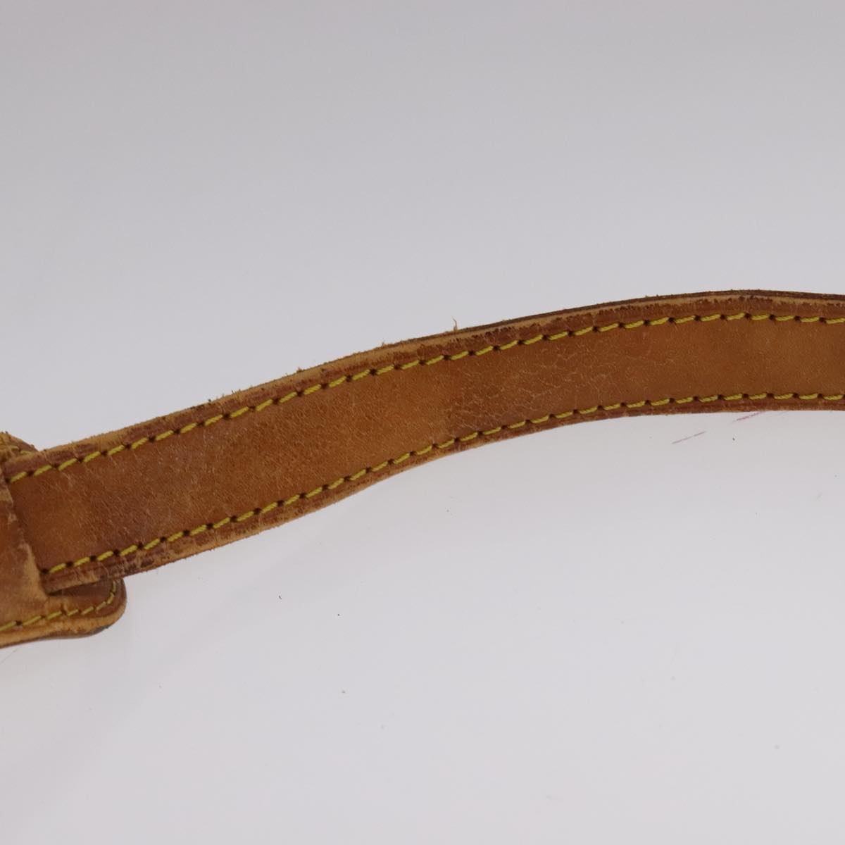 Louis Vuitton Shoulder Strap Beige Leather Bag Jewelry (Pre-Owned)