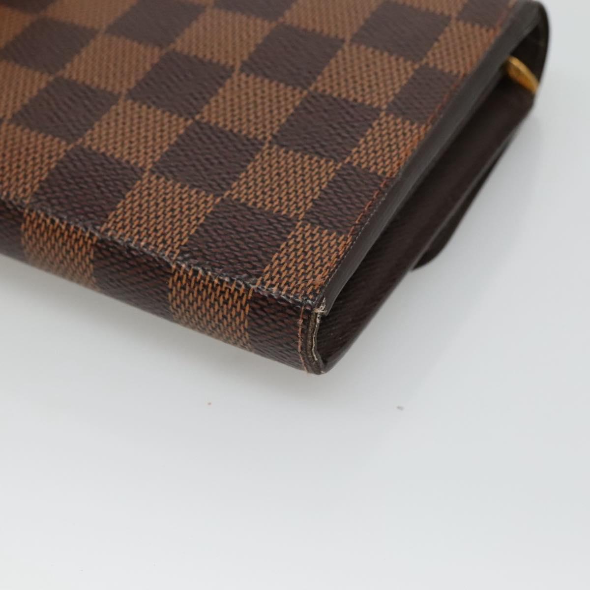 Louis Vuitton Sistina Brown Canvas Wallet (Pre-Owned)