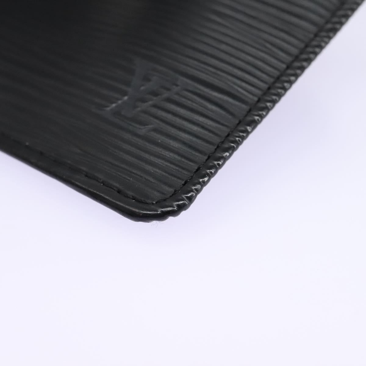 Louis Vuitton Pochette Clés Black Leather Wallet (Pre-Owned)