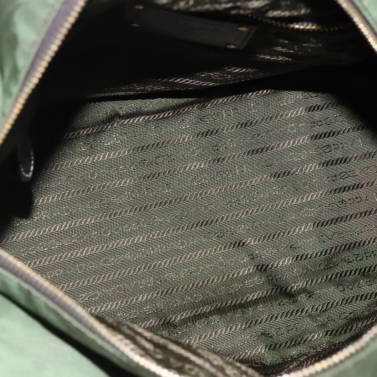 Prada Re-Nylon Green Synthetic Handbag (Pre-Owned)