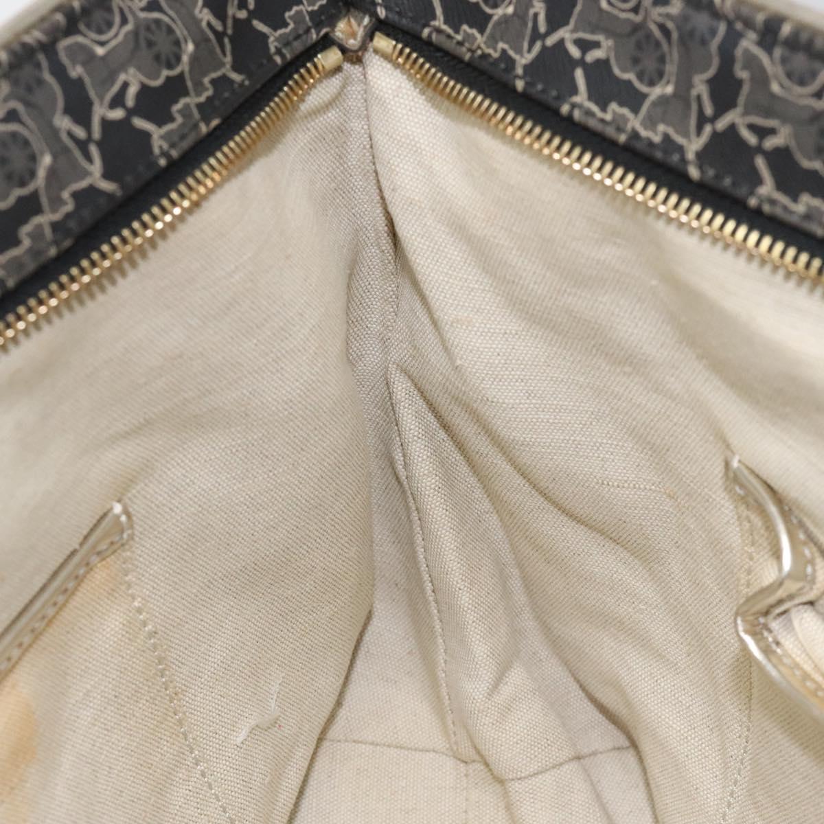 Céline Carriage Black Canvas Tote Bag (Pre-Owned)