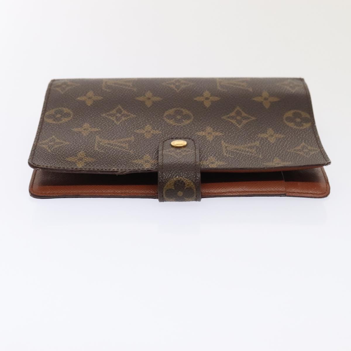Louis Vuitton Agenda Cover Brown Canvas Wallet (Pre-Owned)