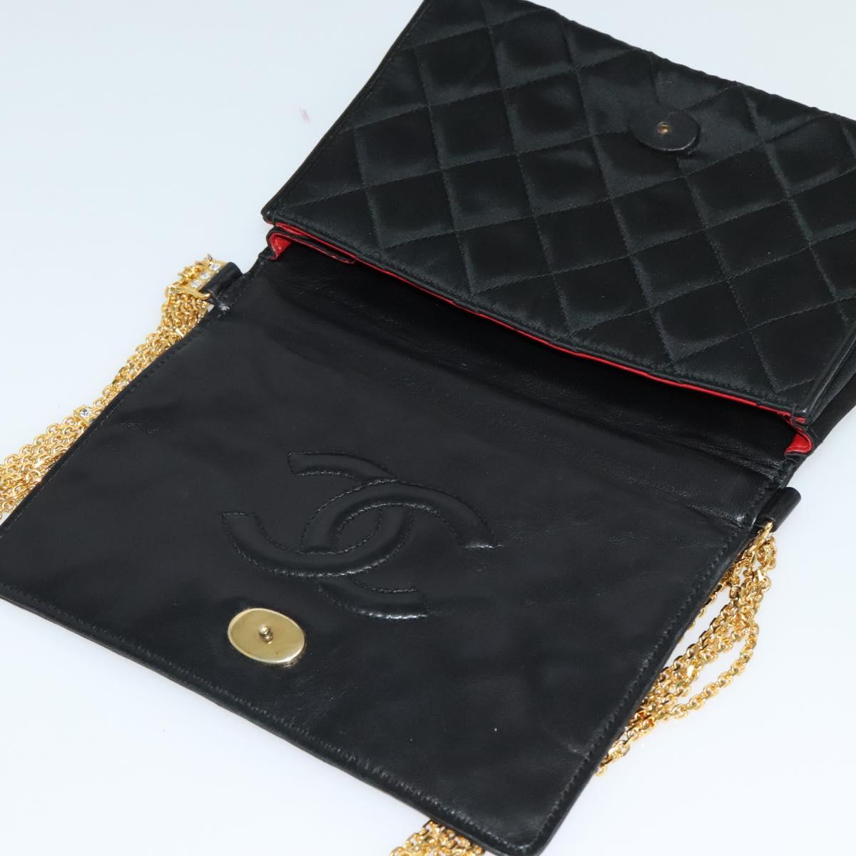 Chanel Black Silk Shoulder Bag (Pre-Owned)