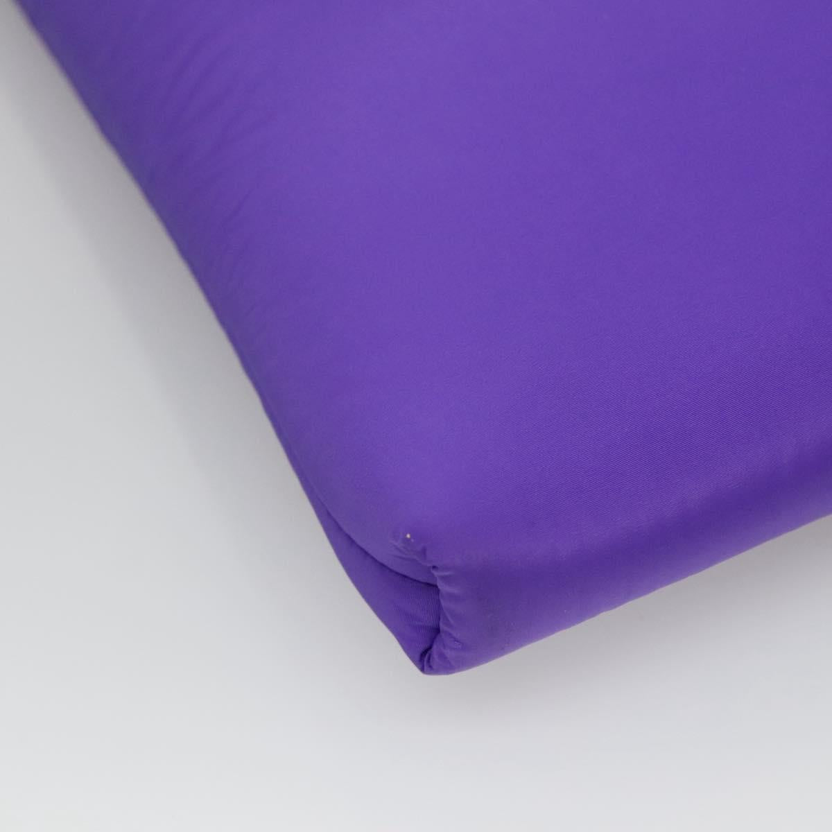 Prada Re-Nylon Purple Synthetic Clutch Bag (Pre-Owned)