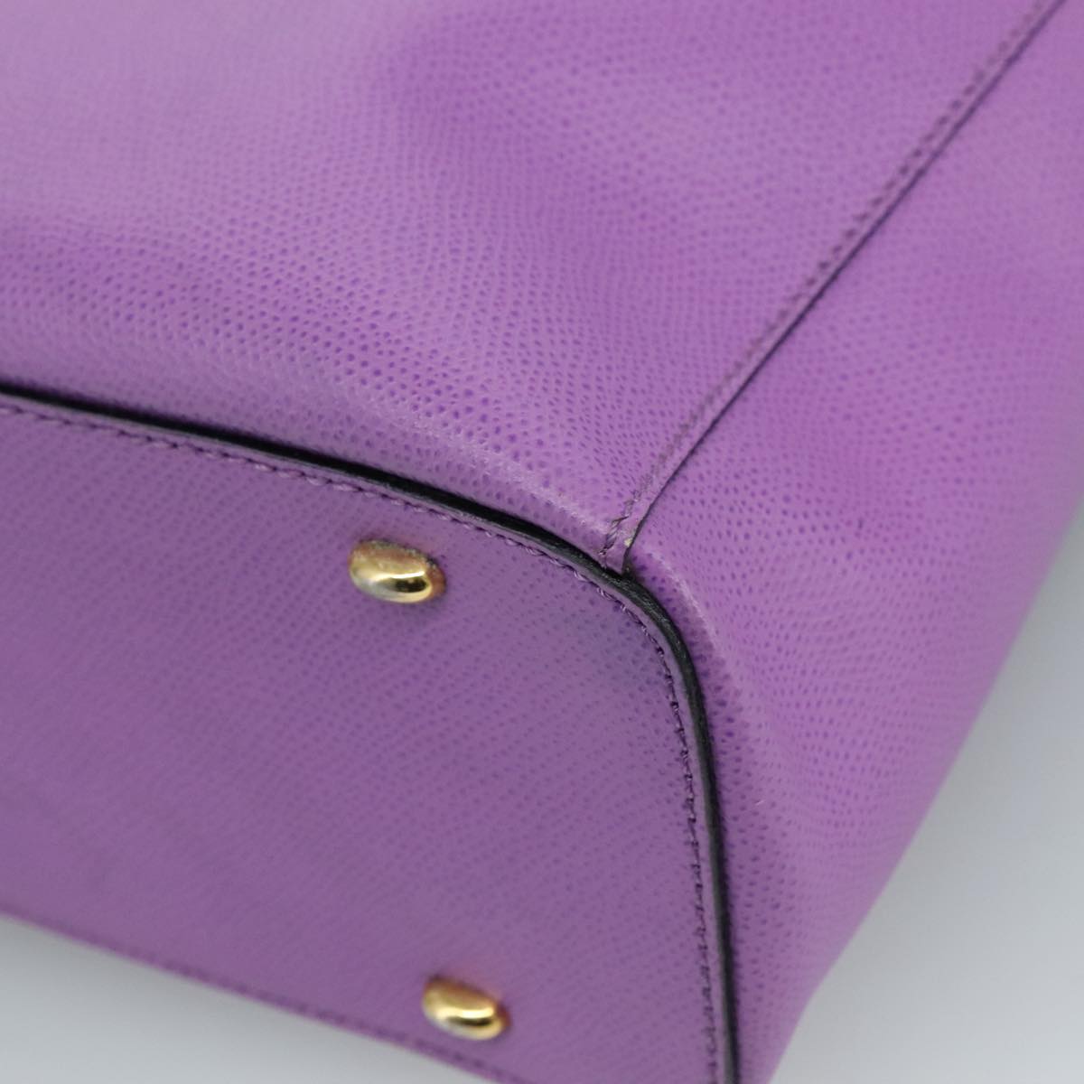 Céline Purple Leather Tote Bag (Pre-Owned)