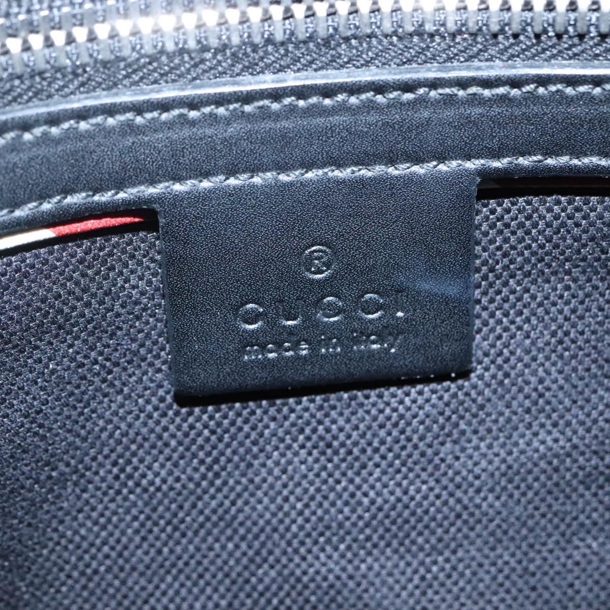 Gucci Gg Canvas Black Canvas Shoulder Bag (Pre-Owned)