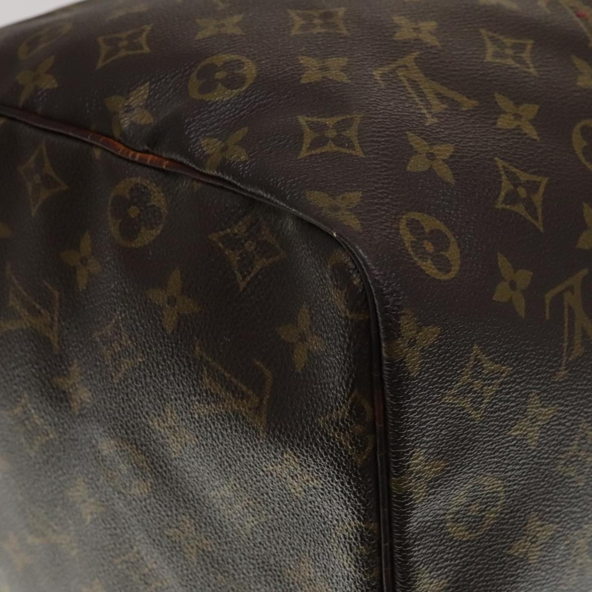 Louis Vuitton Keepall 60 Brown Canvas Travel Bag (Pre-Owned)