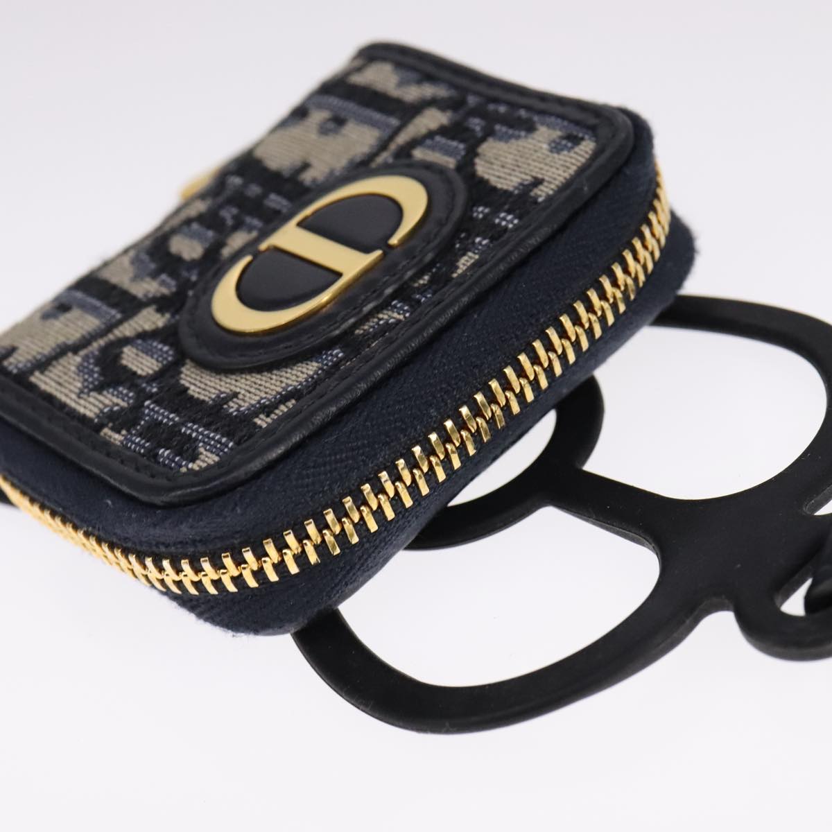 Dior Trotter Navy Canvas Wallet (Pre-Owned)