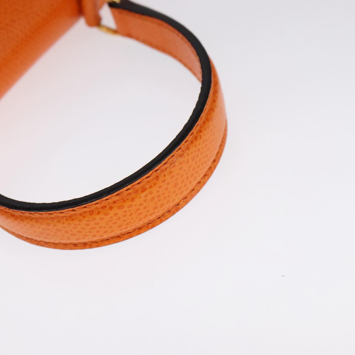 Céline Kelly Orange Leather Handbag (Pre-Owned)
