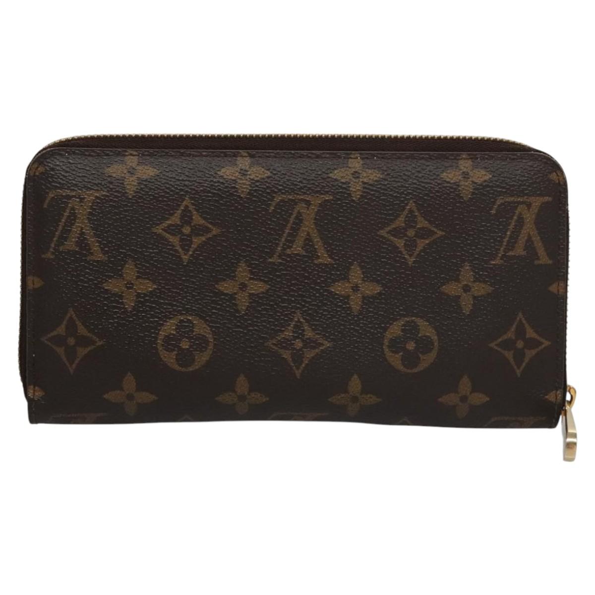 Louis Vuitton Zippy Wallet Brown Canvas Wallet (Pre-Owned)
